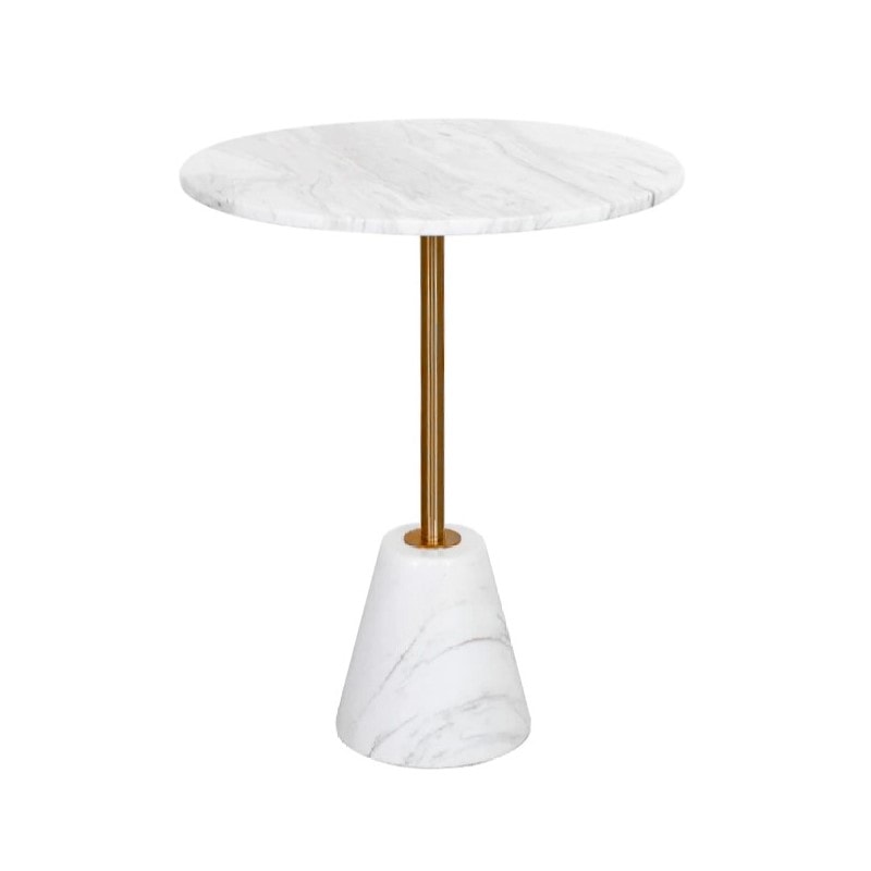 GIA Natural Marble End Table