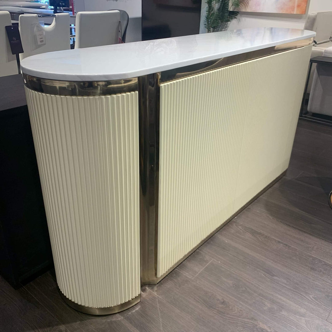 DEMI White Marble Top Sideboard