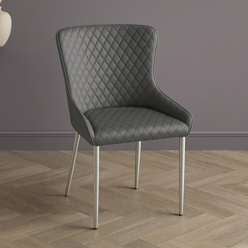 BRENT Diamond Stitch Dining Chair