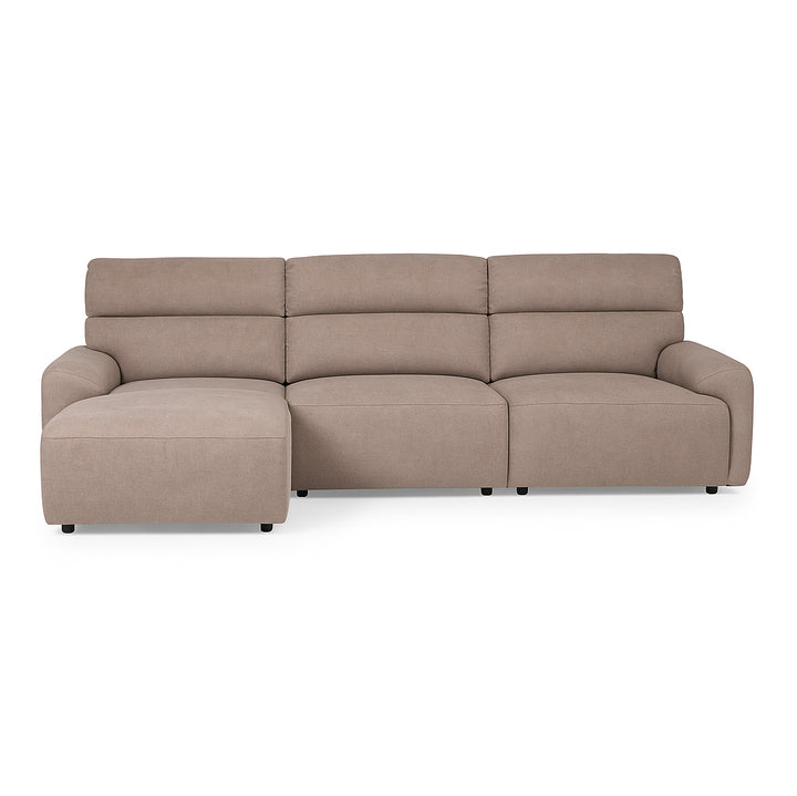 LAZARO Modern Electric Reclining Sofa Bed with Chaise