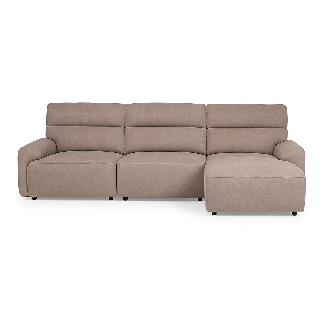 LAZARO Modern Electric Reclining Sofa Bed with Chaise