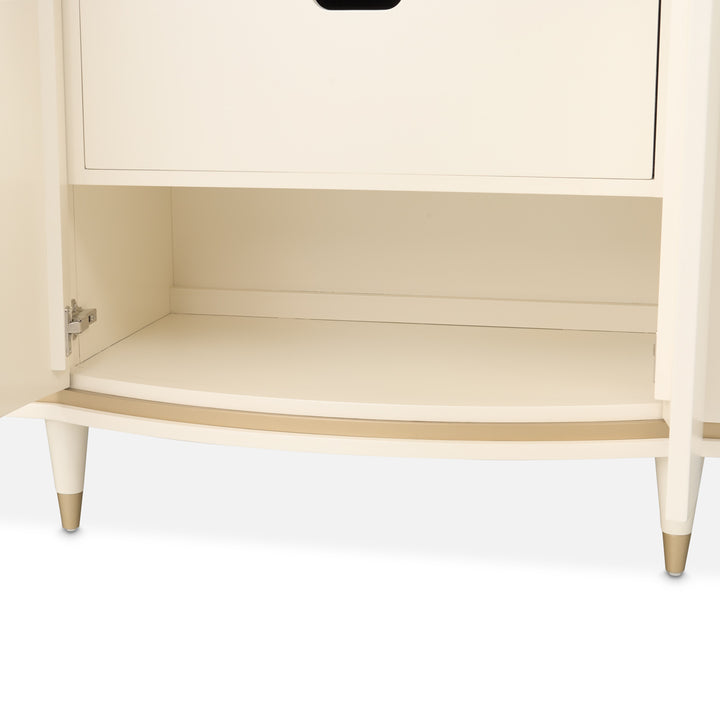 LA TERRAZZA Gold-Trimmed Cream Sideboard - Michael Amini