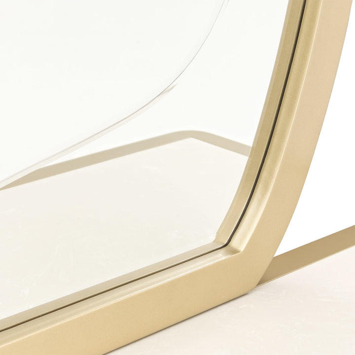 LA TERRAZZA Wide Curved Dresser Mirror - Michael Amini