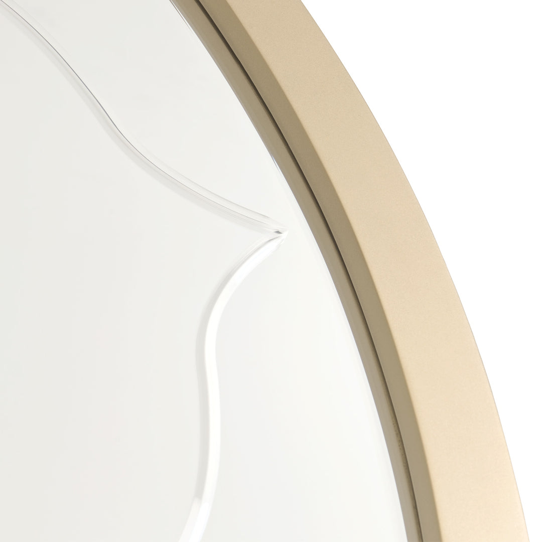 LA TERRAZZA Wide Curved Dresser Mirror - Michael Amini