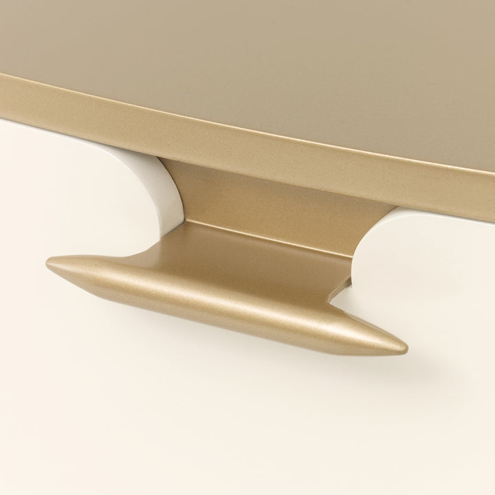 LA TERRAZZA Creamy Pearl Gold 5-Drawer Chest - Michael Amini