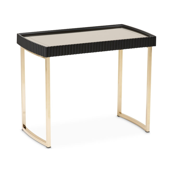 LISBON Black End Table - Michael Amini
