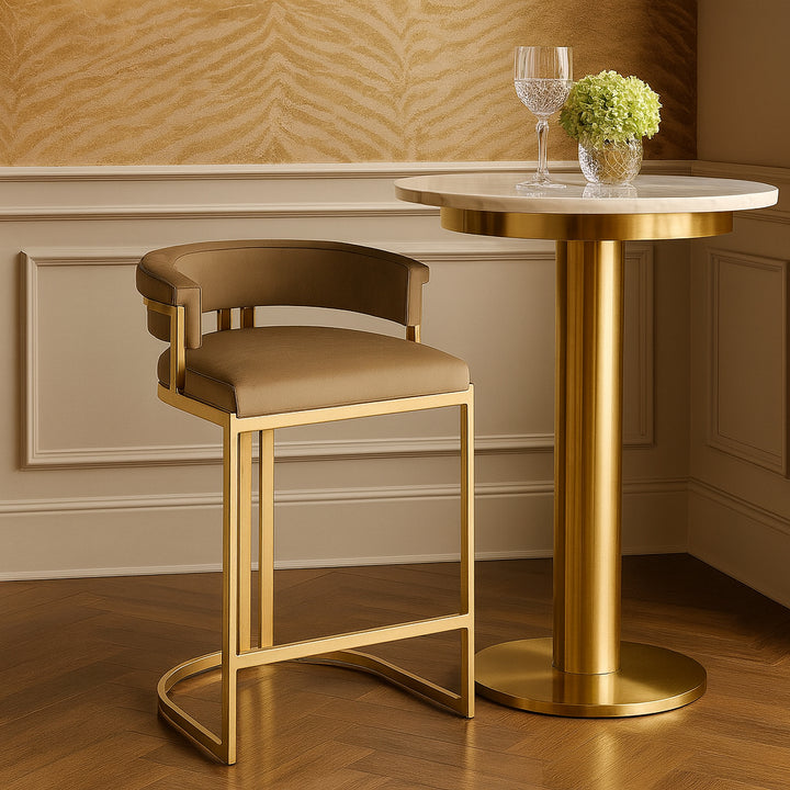 ORION Contemporary Counter Stool in Multiple Finishes