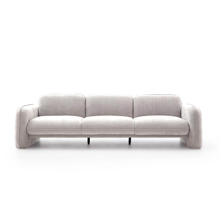 VALENCIA Light Grey Fabric Sofa