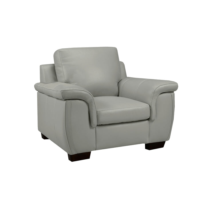 BRISBANE Cloud Grey Leather Sofa