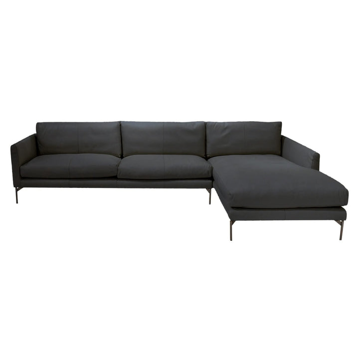 FLEMING Full Leather Sectional - Corium Italia Right