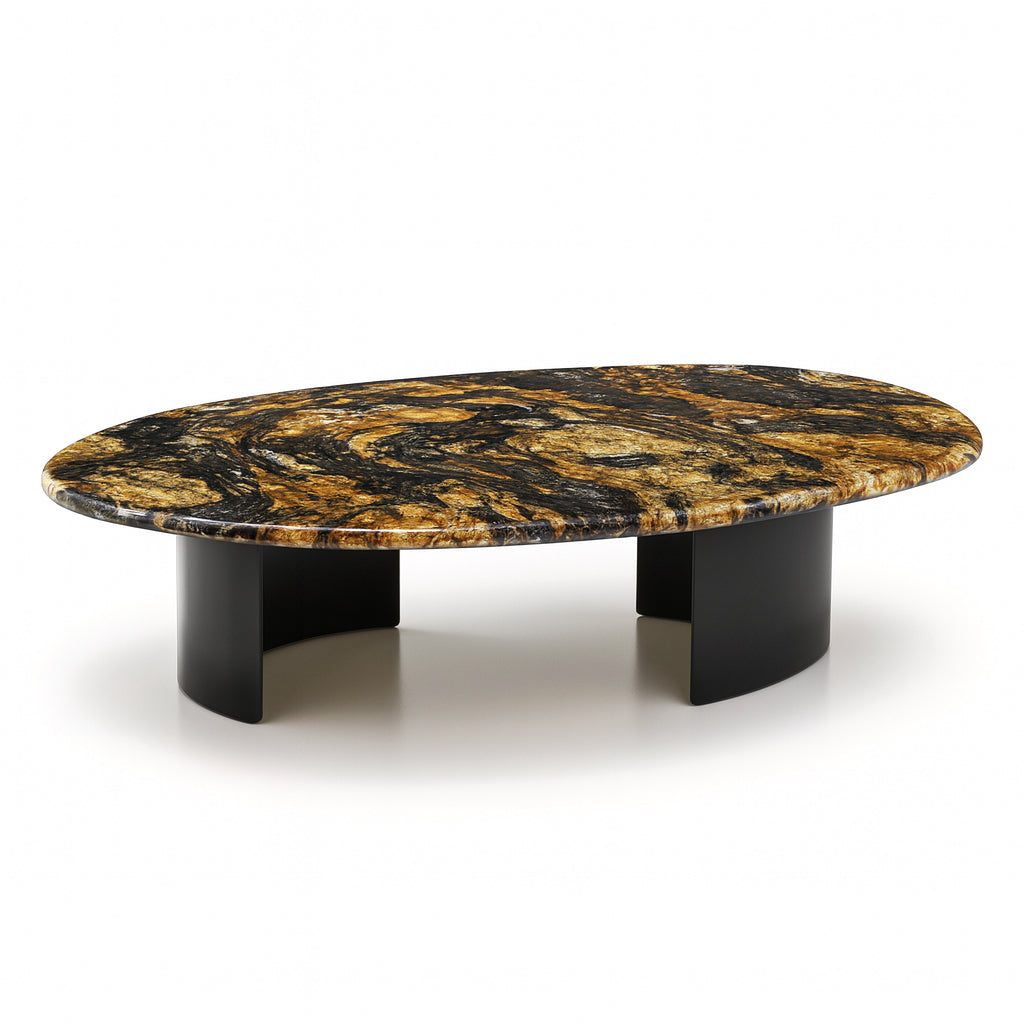 CRESCENT MOON Universe Gold Marble Coffee Table