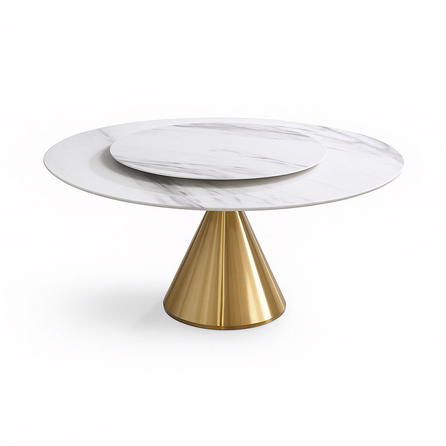 CRESSIDA Marble Round Dining Table