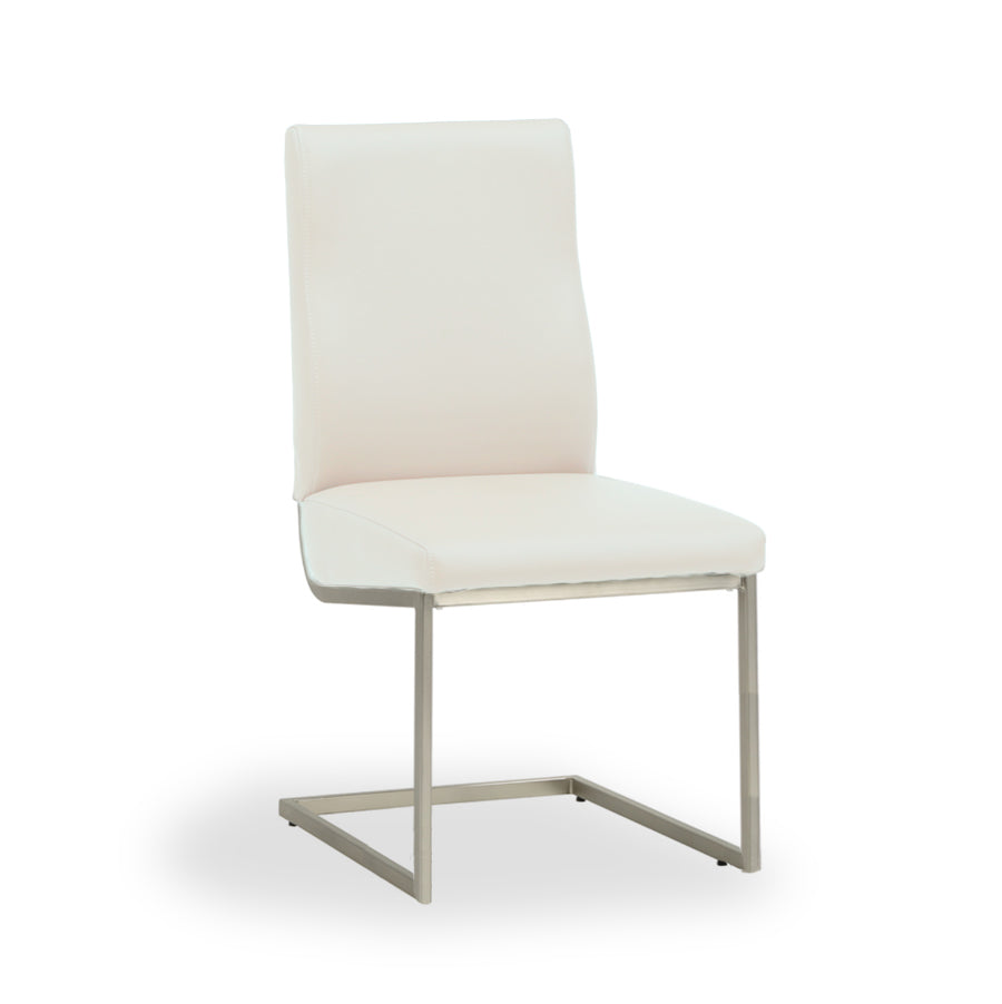 MERISHA Cantilever Dining Chair White