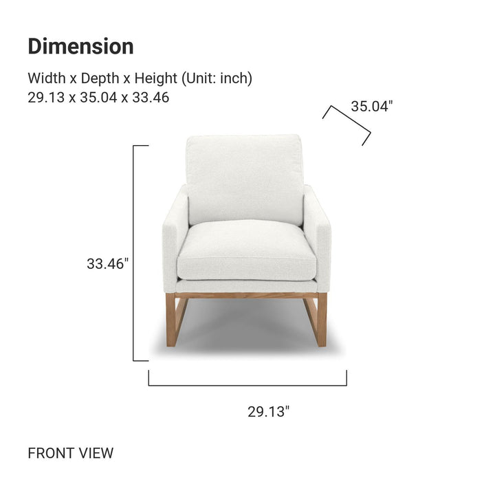 ADELINE Wooden Lounge Chair