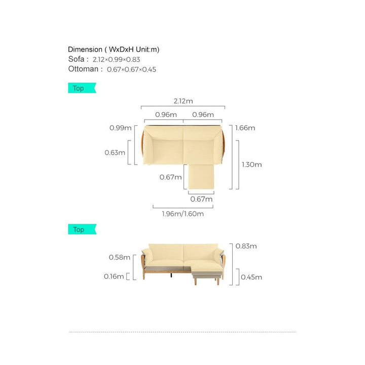 REGAL Leather Sofa
