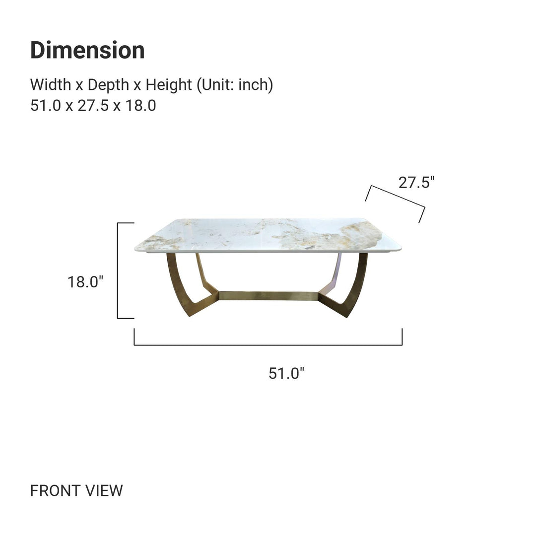 STELLAR Ceramic Coffee Table