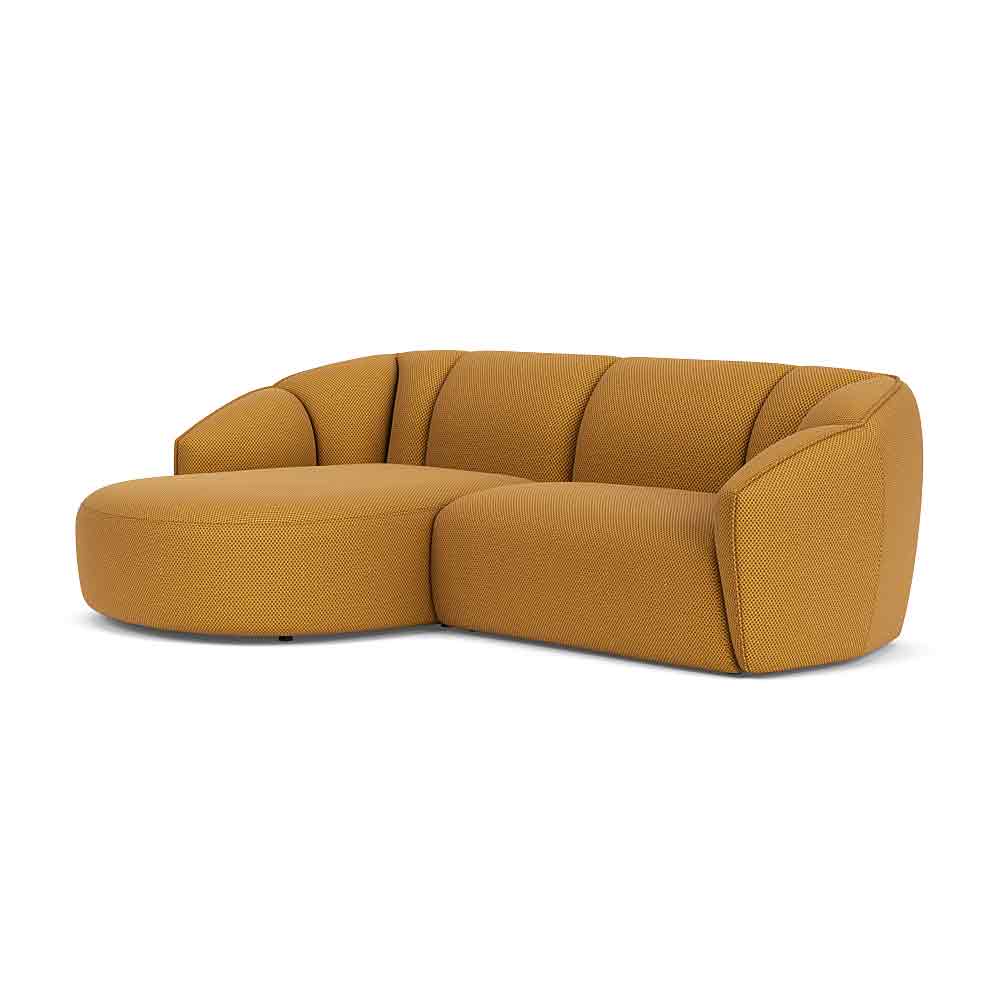 ELLE Balloon Fabric Compact Sectional