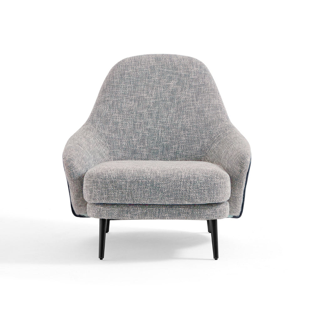 GREG Gray Fabric Accent Chair
