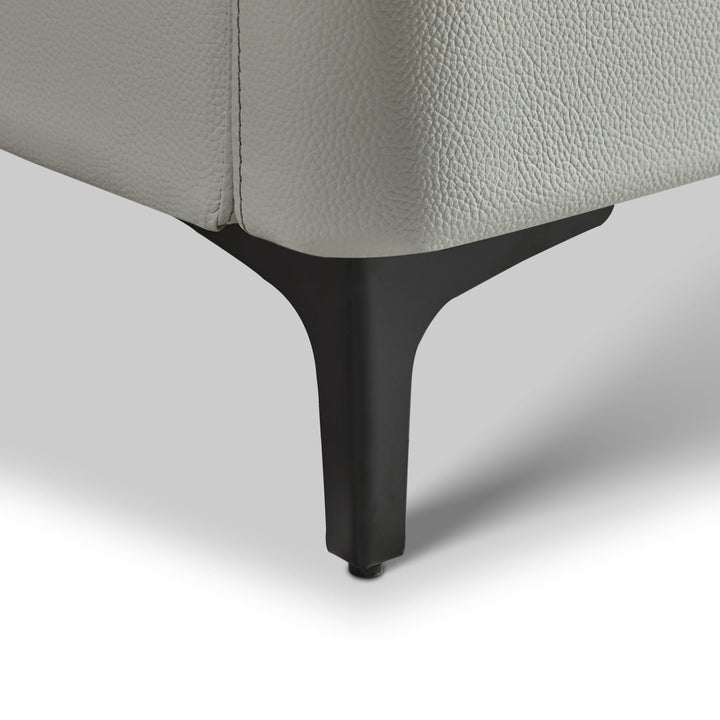 LYSANDER Half Leather, Light Green Bed