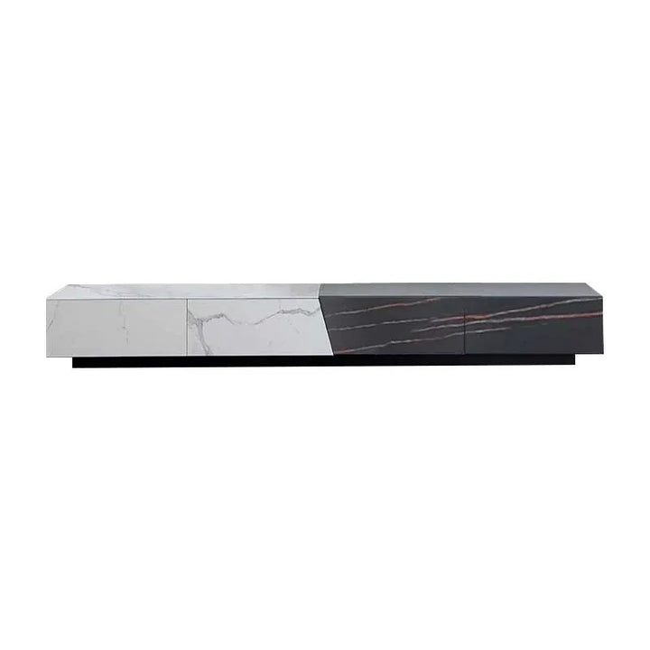 AGIM Black & White Ceramic TV Stand