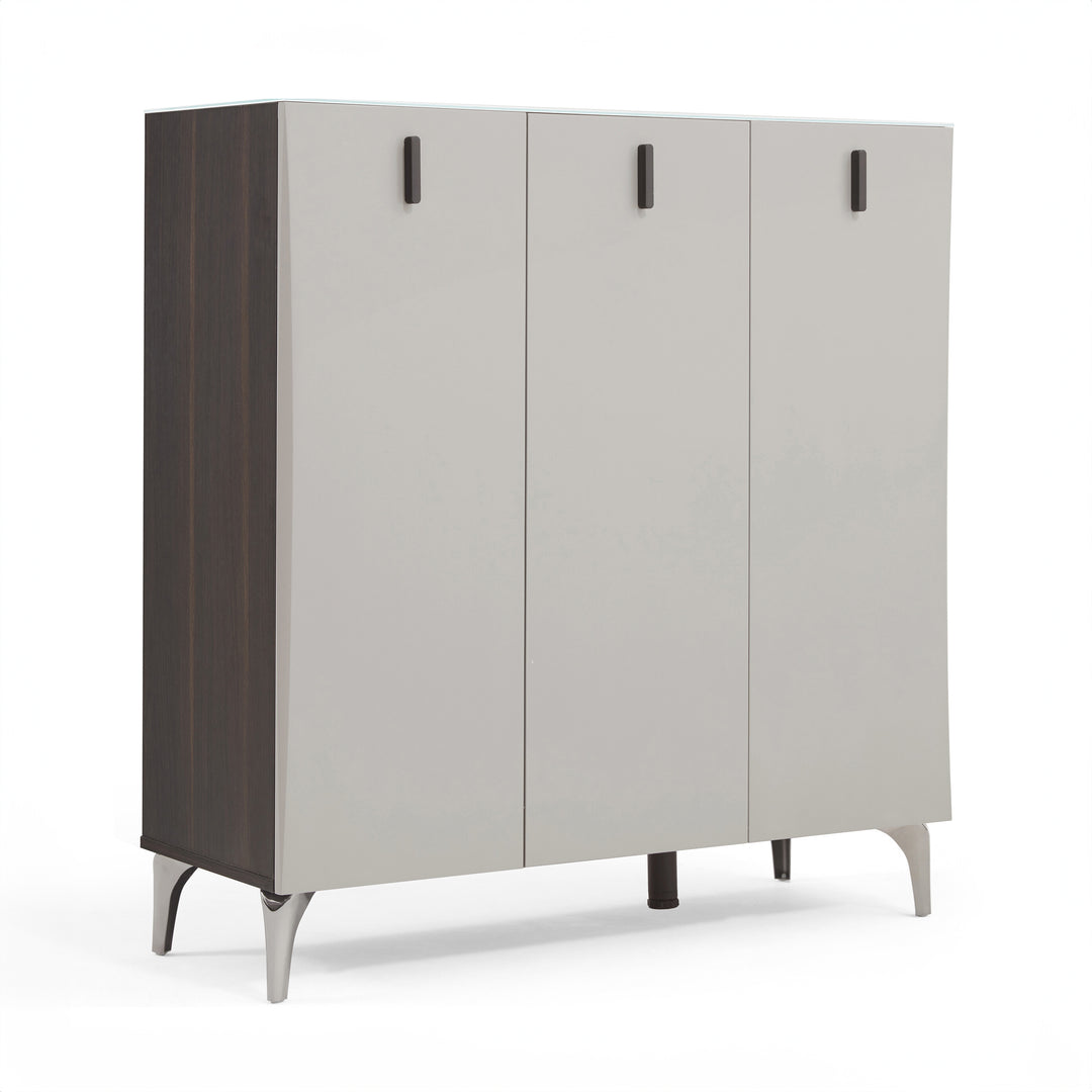 LENNON Tempered Glass Shoe Cabinet