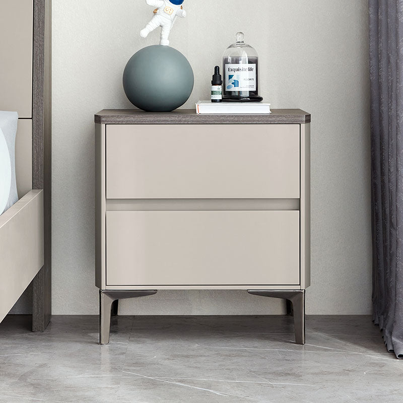 FAITH Minimalist Khaki Nightstand