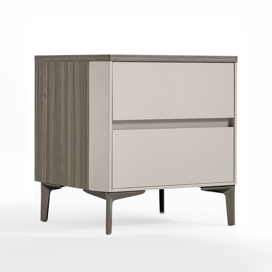 FAITH Minimalist Khaki Nightstand