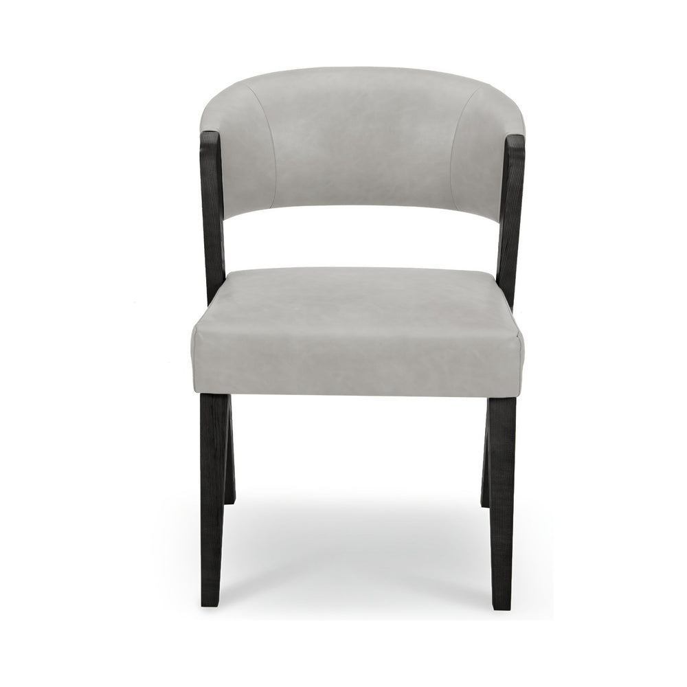 ELENA Grey Fabric Dining Chair