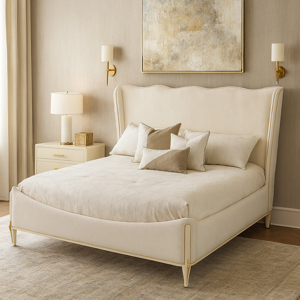 LA TERRAZZA Creamy Pearl Bed - Michael Amini