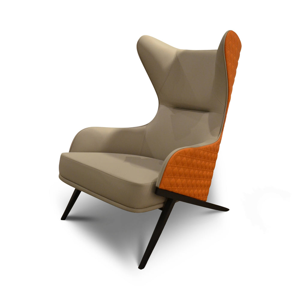 RUSTY Leatherette Accent Chair