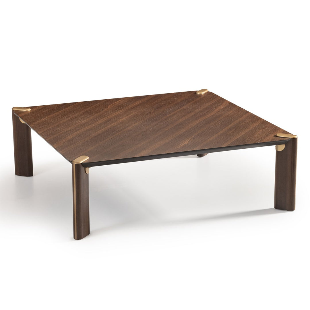 AMORA Eggshell Walnut Coffee Table - Michael Amini