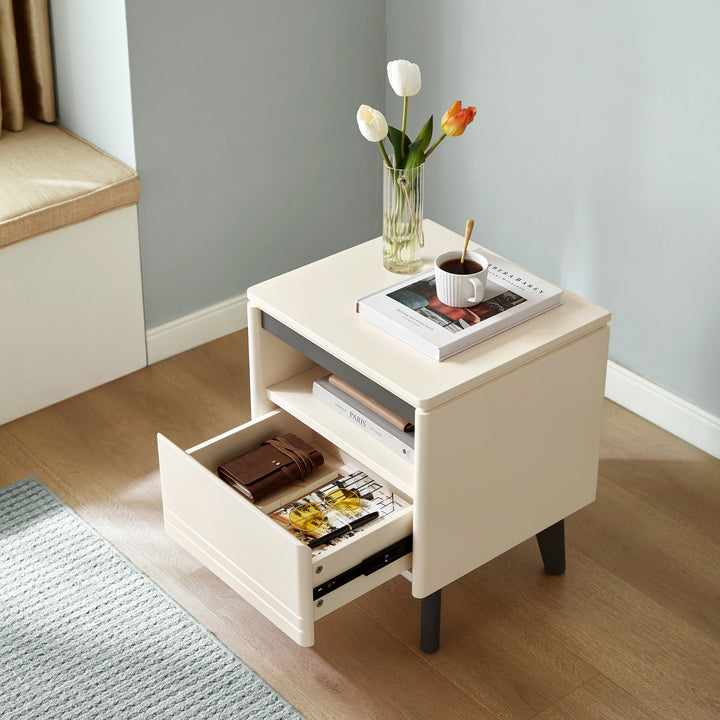 FABIAN Cream Nightstand