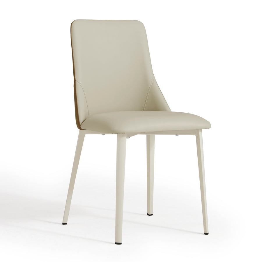 LISHA White Cream Dining Chair