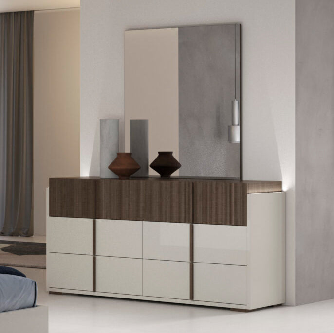 LIVIA Hazel Taupe Mirror - Fabelli Italia