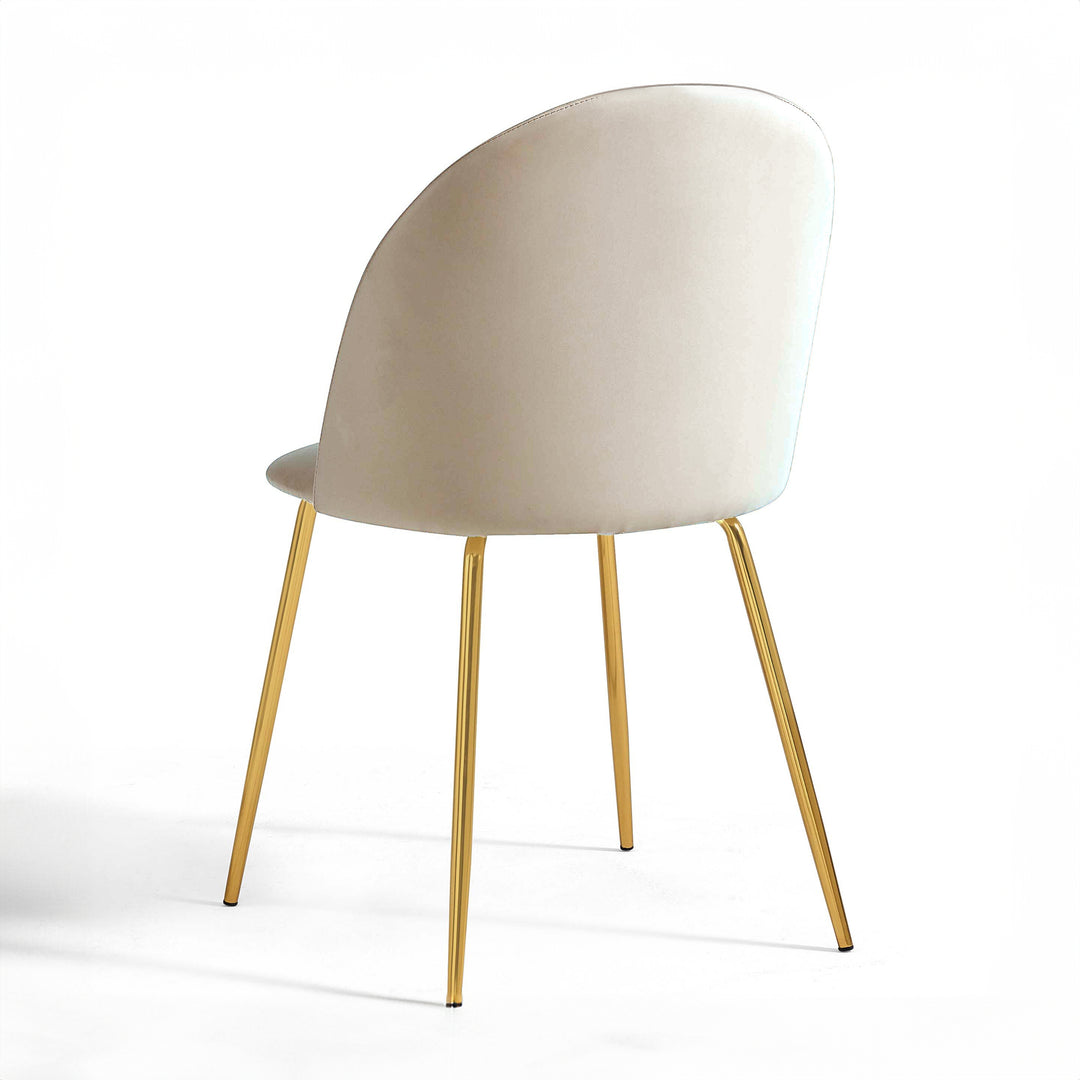 LADONNA Grey Fabric Dining Chair