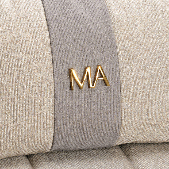 LISBON Opal Gold Fabric Sofa - Michael Amini