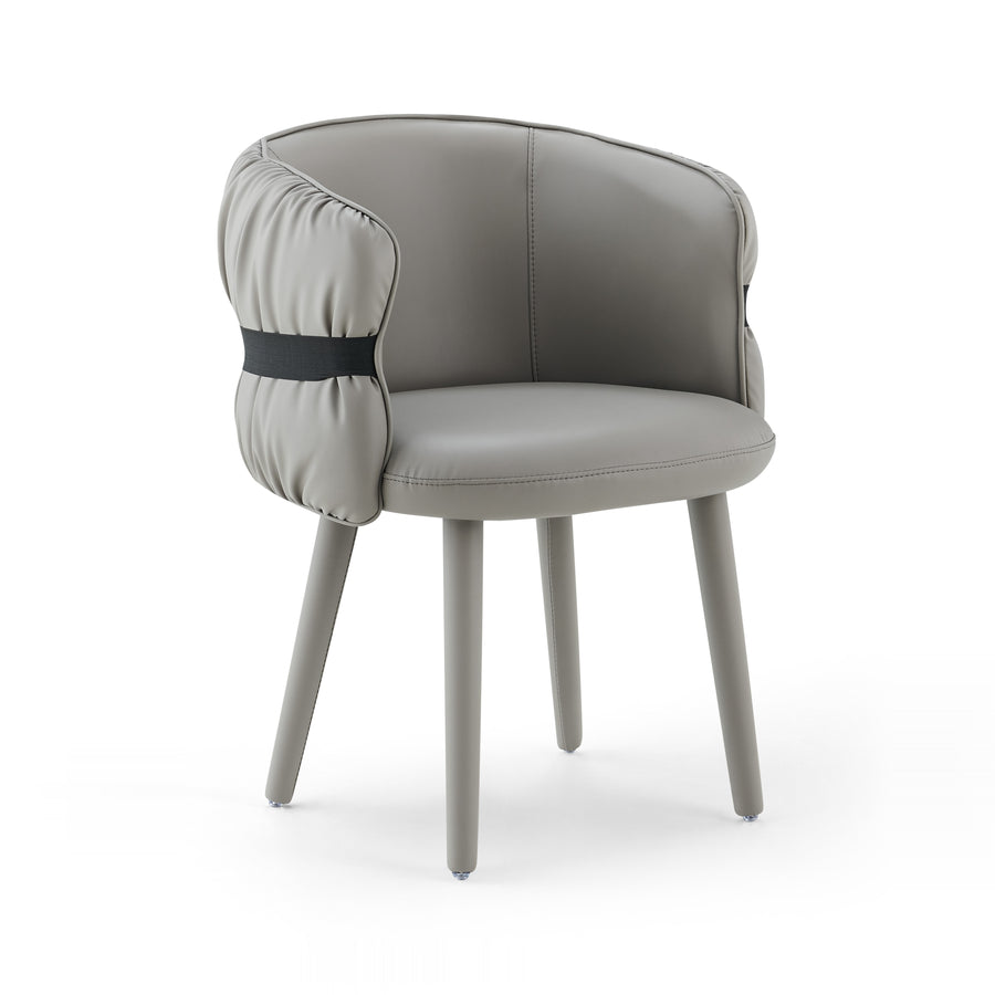 POTOCCO Saddle Leather Dining Armchair