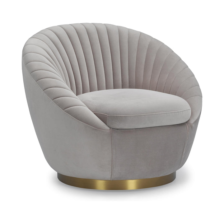 SHELL Velvet Accent Chair