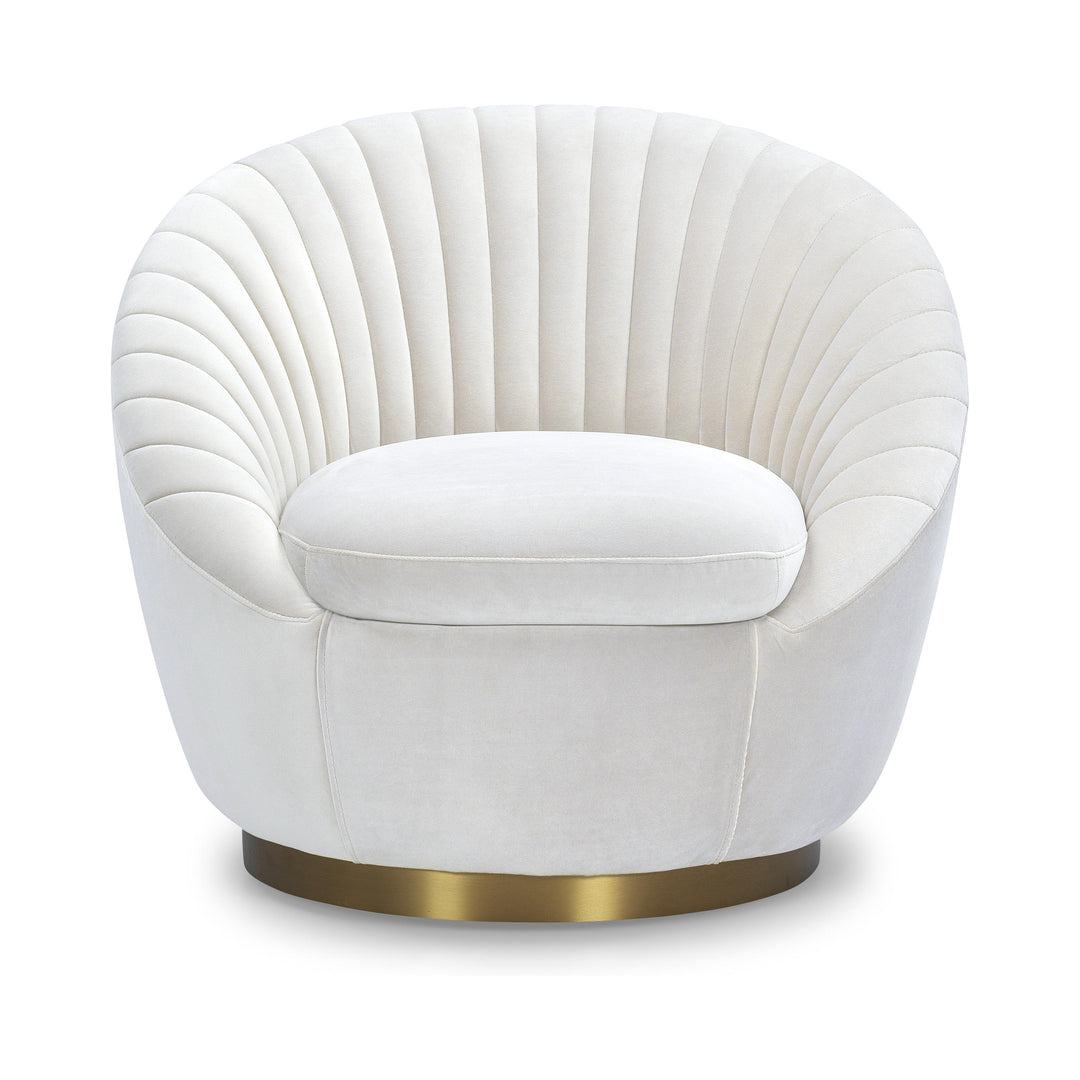 SHELL Velvet Accent Chair