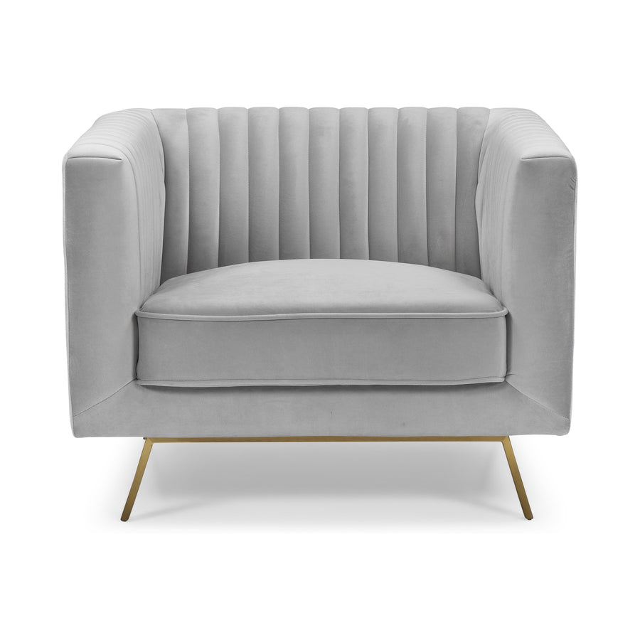 LUMENS Velvet Accent Chair