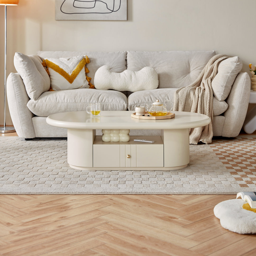 MILES Rounded Coffee Table