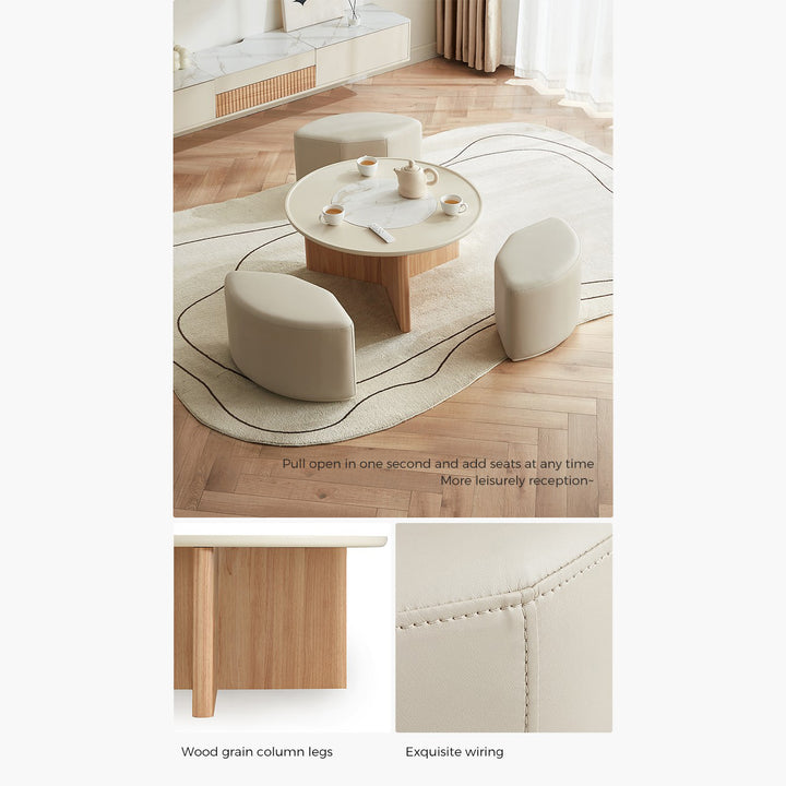LOYAL Wooden Compact, Three Seater Coffee Table