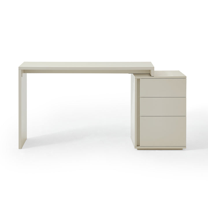 NORA Extendable Office Table with Storage Cabinet
