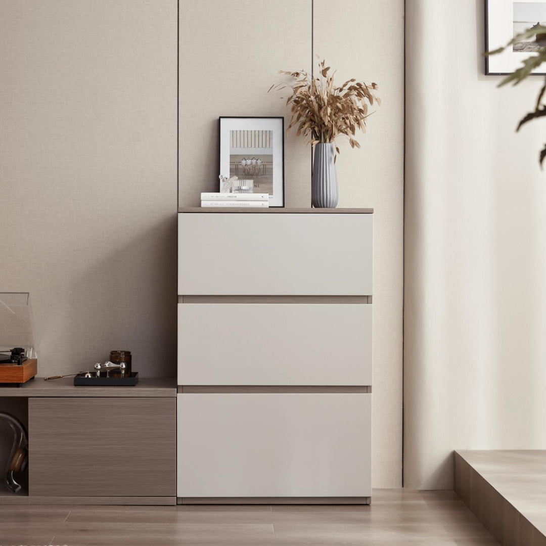 CLARA 3 Drawers Grey Chest