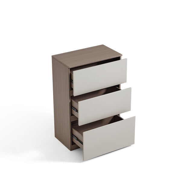 CLARA 3 Drawers Grey Chest