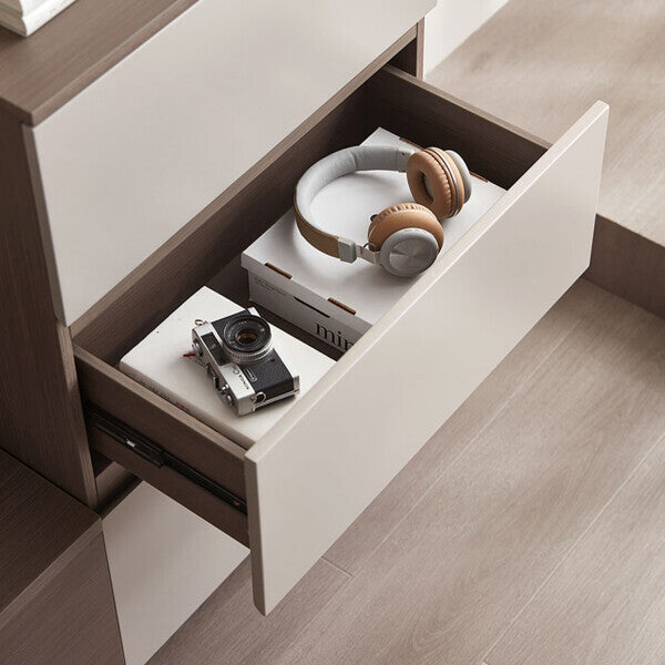CLARA 3 Drawers Grey Chest