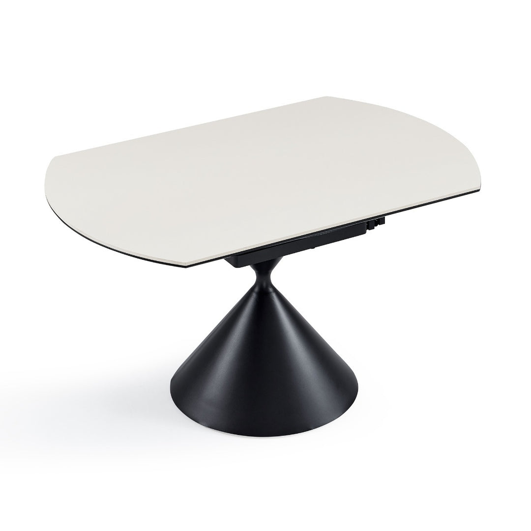 CASSIUS Black & White Dining Table