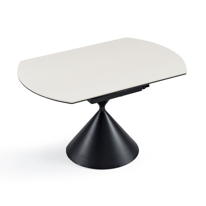 CASSIUS Black & White Dining Table