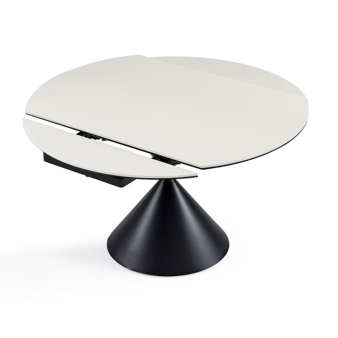 CASSIUS Black & White Dining Table