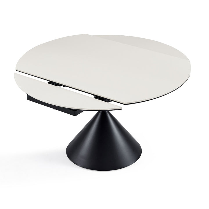 CASSIUS Black & White Dining Table